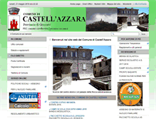 Tablet Screenshot of comune.castellazzara.gr.it